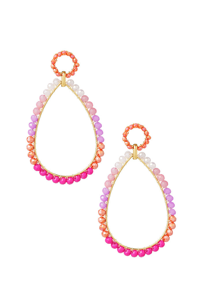 Blush Bloom Drop Earrings