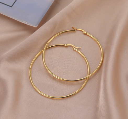 Chunky Hoop Earrings