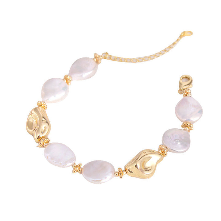 Freshwater Pearl Necklace and Bracelet Set