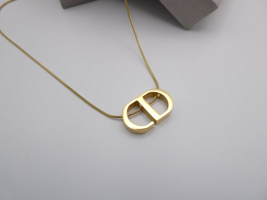 Golden Duo Charm Necklace
