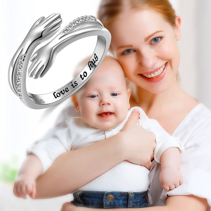 Sterling Silver Hug Ring – A Symbol of Love and Comfort